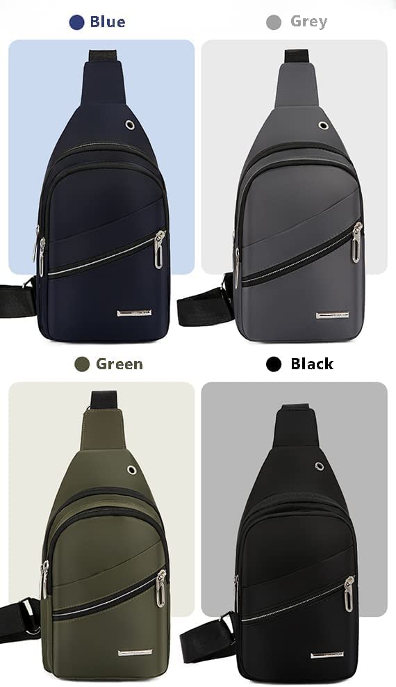Yerchic Small Sling Bag Crossbody Shoulder Bag for Men Women Lightweight One Strap Backpack Casual Daypack for Daily Travel Outdoor, Black,5811 - Image 6